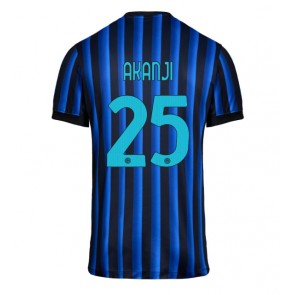 Lacne Muži Futbalové dres Inter Milan Manuel Akanji #25 2025-26 Krátky Rukáv - Domáci
